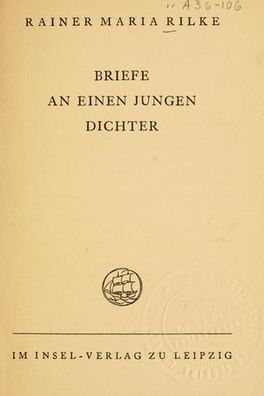 Letters to a Young Poet cover