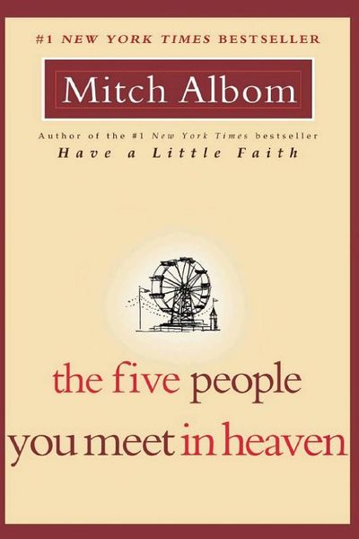 The Five People You Meet in Heaven by Mitch Albom book cover