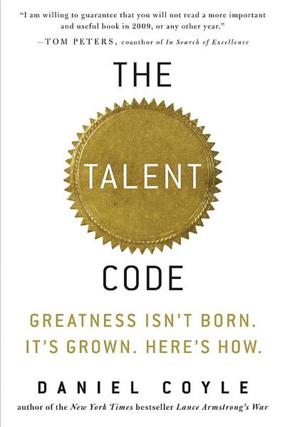 The Talent Code by Daniel Coyle book cover