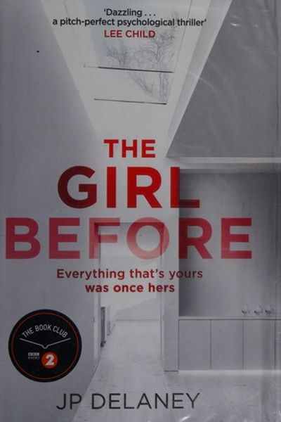 The Girl Before by J. P. Delaney book cover