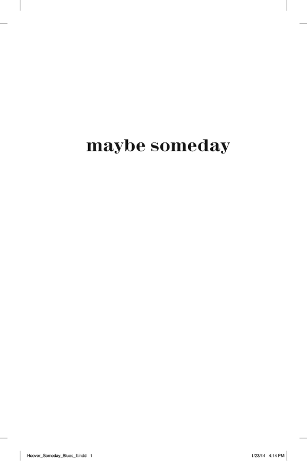 Maybe Someday by Colleen Hoover book cover