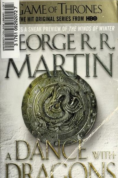 A Dance with Dragons by George R.R. Martin book cover