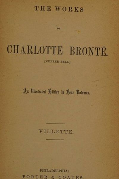 Villette by Charlotte Bronte book cover
