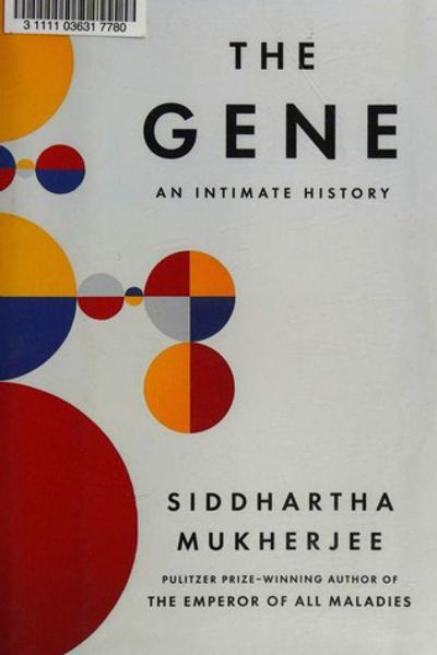 The Gene by Siddhartha Mukherjee book cover