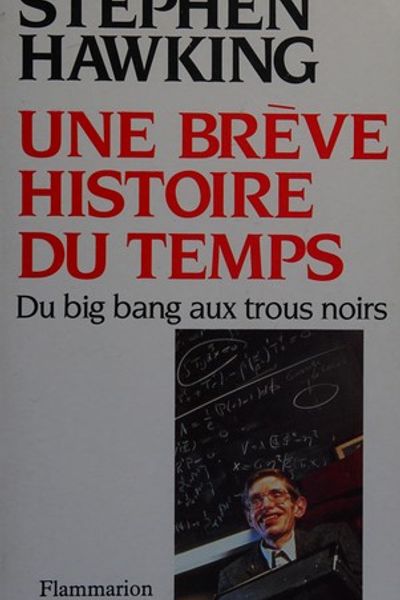 A Brief History of Time by Stephen Hawking book cover