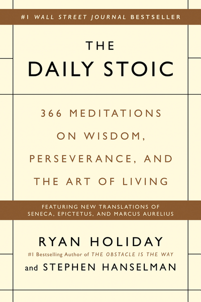 The Daily Stoic by Ryan Holiday book cover