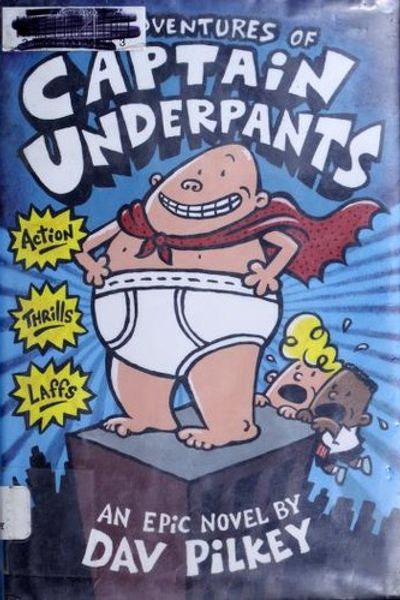 Captain Underpants by Dav Pilkey book cover