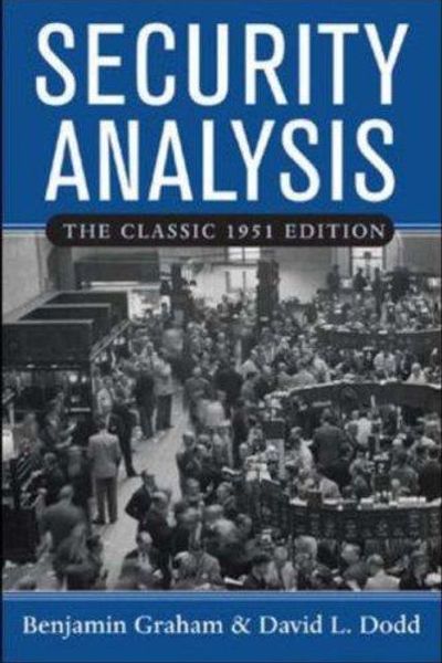 Security Analysis by Benjamin Graham and David Dodd book cover