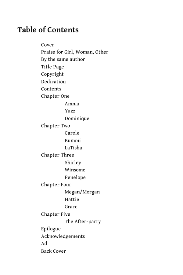 Girl, Woman, Other cover