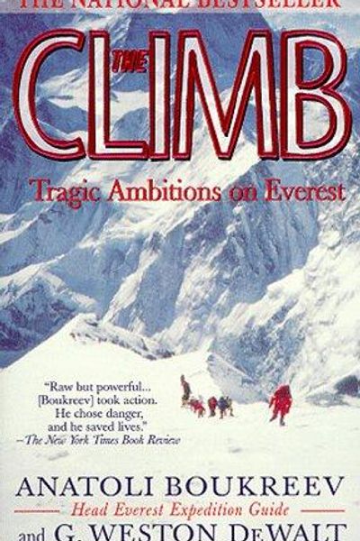 The Climb by Anatoli Boukreev book cover