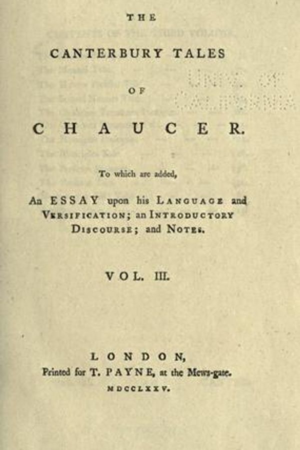 The Canterbury Tales cover