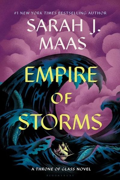 Empire of Storms by Sarah J. Maas book cover