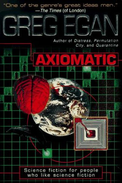 Axiomatic by Greg Egan book cover