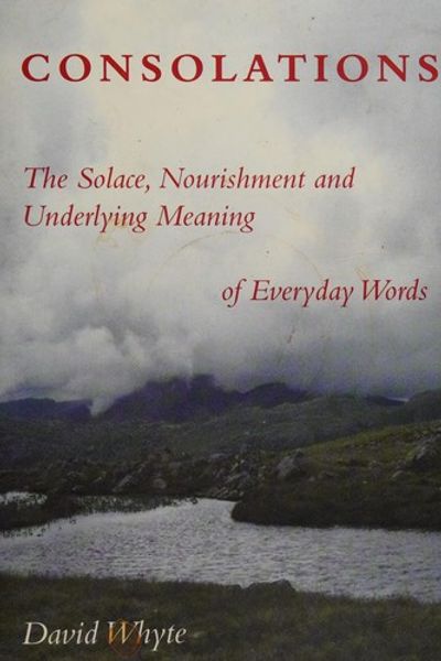 Consolations by David Whyte book cover