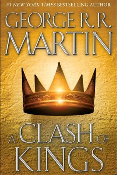 A Clash of Kings by George R.R. Martin book cover