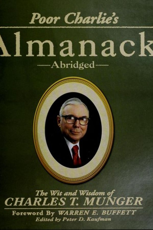 Poor Charlie's Almanack cover