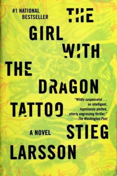 The Girl with the Dragon Tattoo by Stieg Larsson book cover