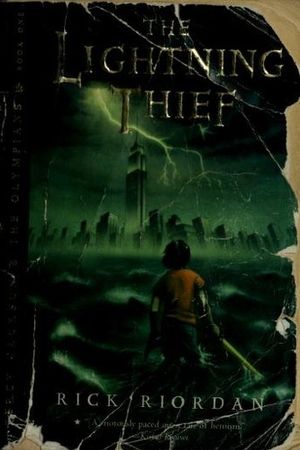 Percy Jackson and the Lightning Thief by Rick Riordan book cover