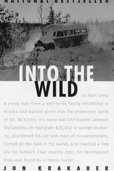 Into the Wild by Jon Krakauer book cover