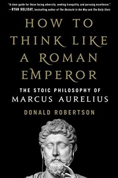 How to Think Like a Roman Emperor by Donald Robertson book cover