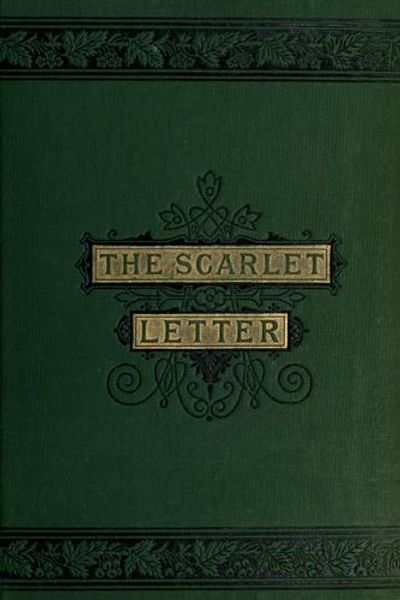 The Scarlet Letter by Nathaniel Hawthorne book cover
