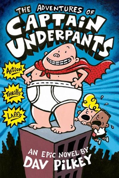 Captain Underpants by Dav Pilkey book cover