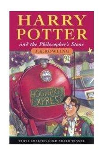 Harry Potter and the Philosopher's Stone by J.K. Rowling book cover