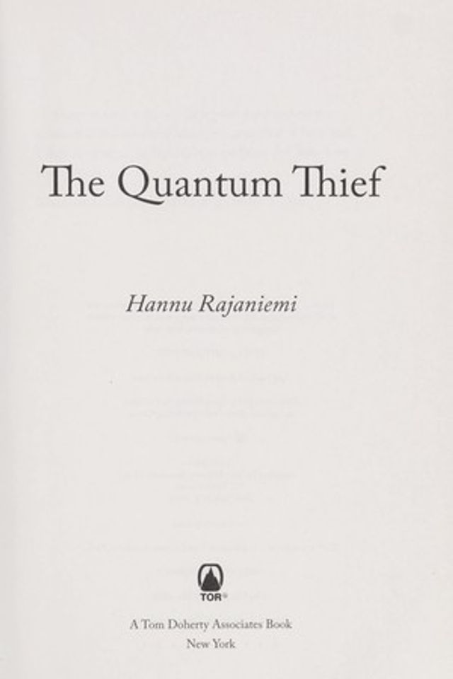 The Quantum Thief cover