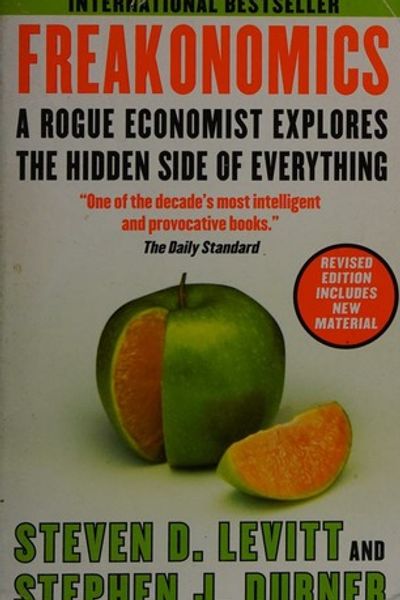 Freakonomics by Steven Levitt book cover