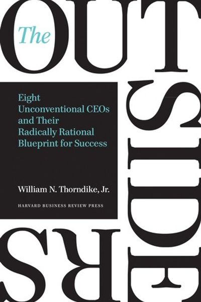 The Outsiders by William N. Thorndike book cover