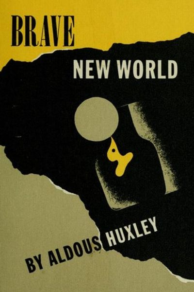 Brave New World by Aldous Huxley book cover