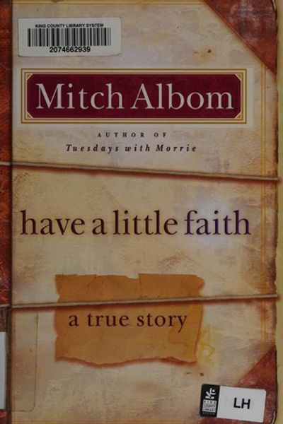 Have a Little Faith by Mitch Albom book cover