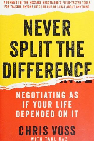 Never Split the Difference cover