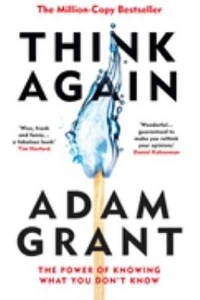 Think Again by Adam Grant book cover