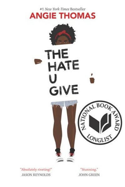 The Hate U Give by Angie Thomas book cover