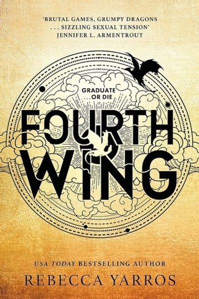 Fourth Wing by Rebecca Yarros book cover