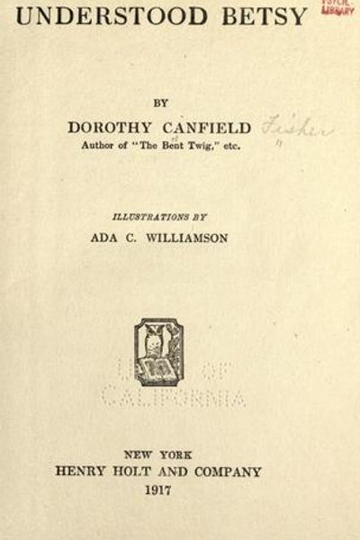 Understood Betsy by Dorothy Canfield Fisher book cover