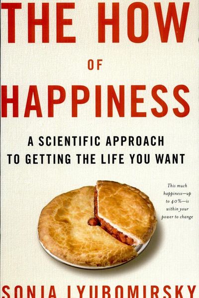 The How of Happiness by Sonja Lyubomirsky book cover