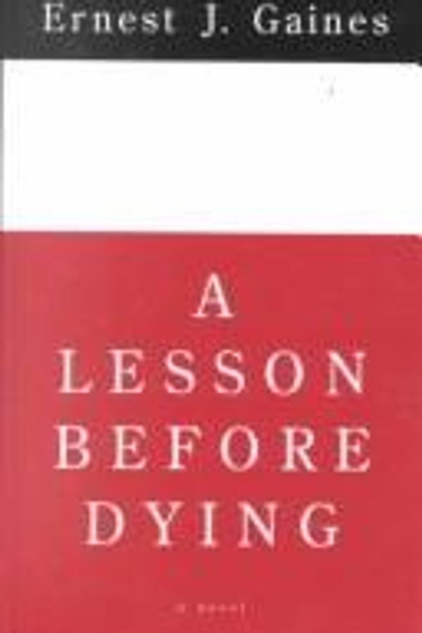 A Lesson Before Dying cover