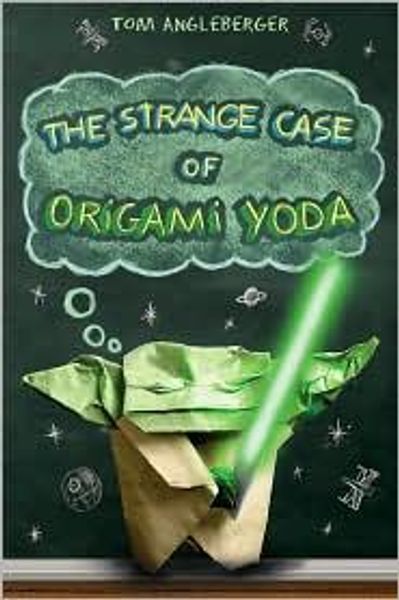 The Strange Case of Origami Yoda by Tom Angleberger book cover