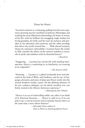 Heavy by Kiese Laymon book cover