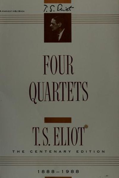 Four Quartets by T.S. Eliot book cover