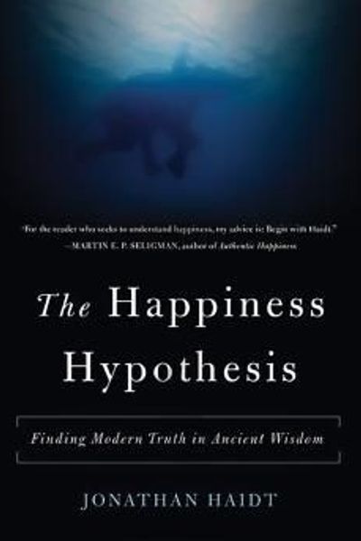 The Happiness Hypothesis by Jonathan Haidt book cover