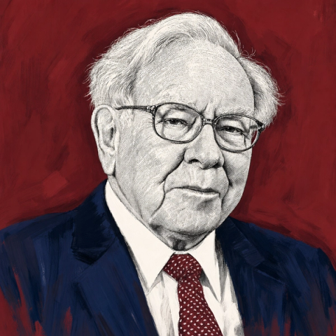 Portrait of Warren Buffett