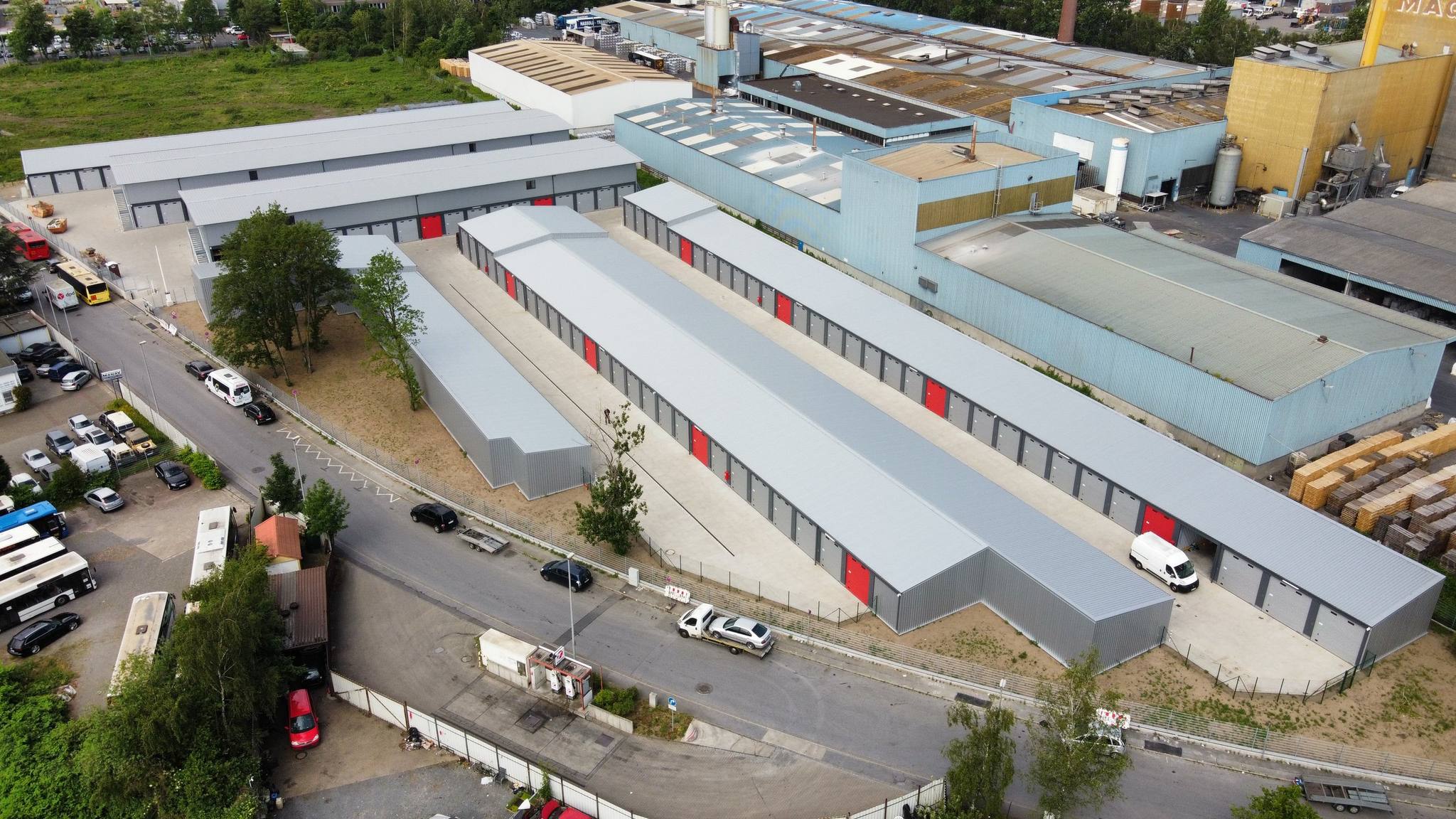 Luftaufnahme des Mega Mietpark Oberhausen