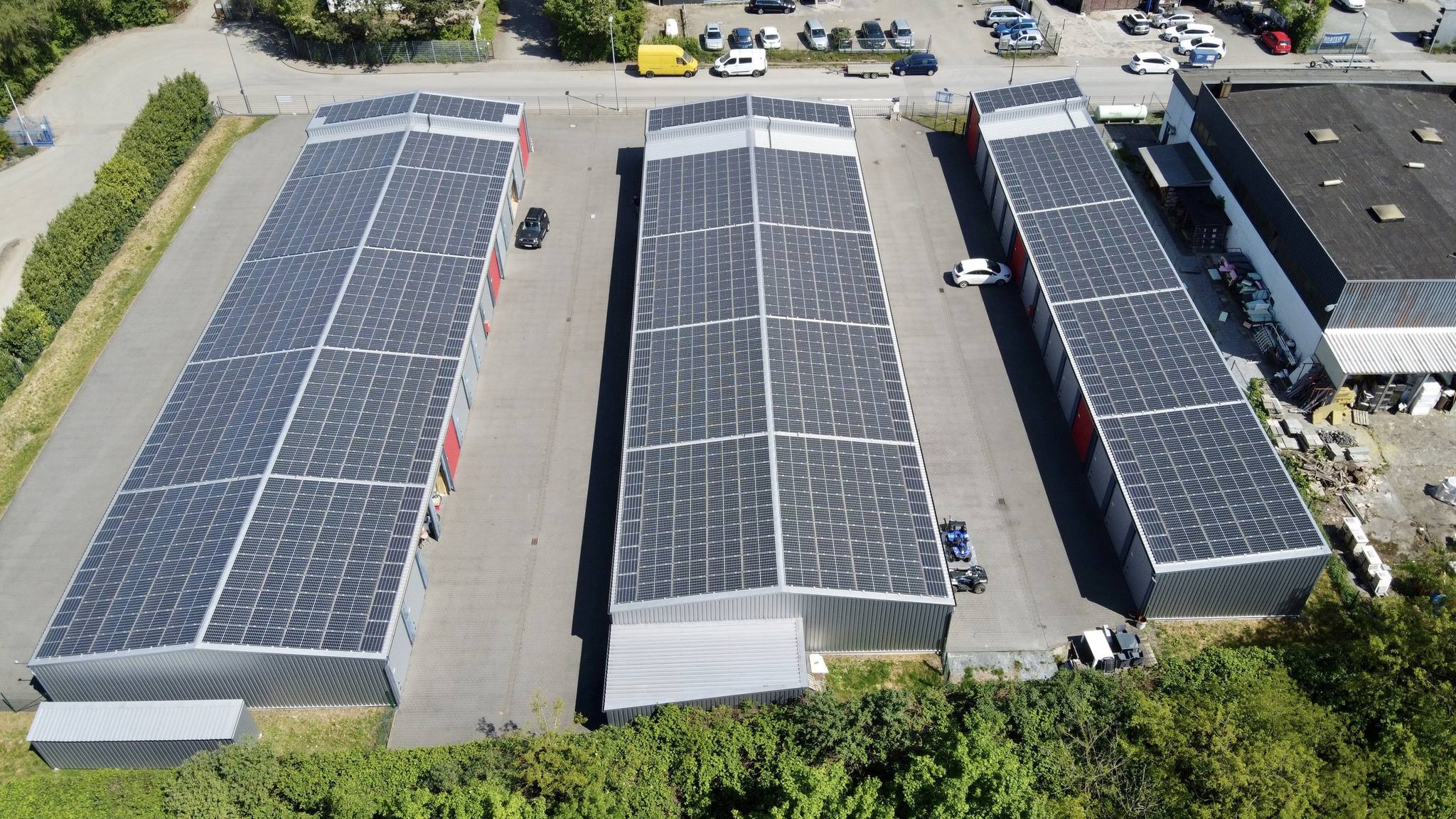 Luftaufnahme des Mega Mietpark Bochum
