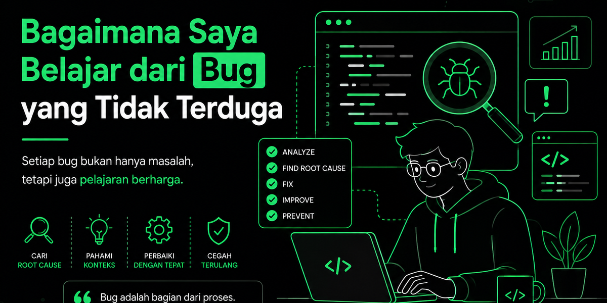 Bagaimana Saya Belajar dari Bug yang Tidak Terduga