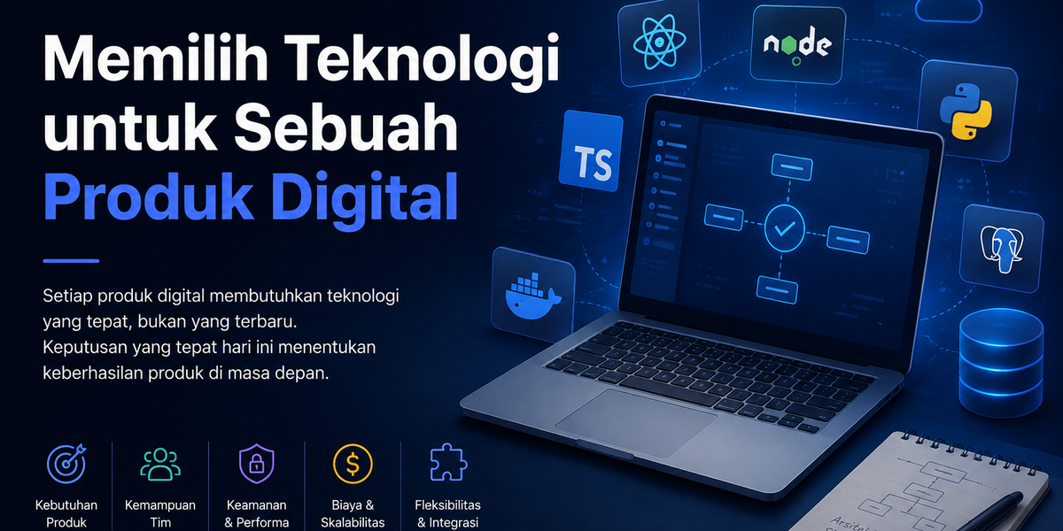 Memilih Teknologi untuk Sebuah Produk Digital