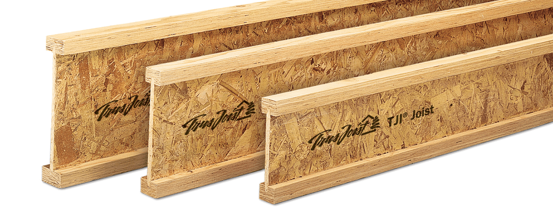 TrusJoist TJI engineered I-joists