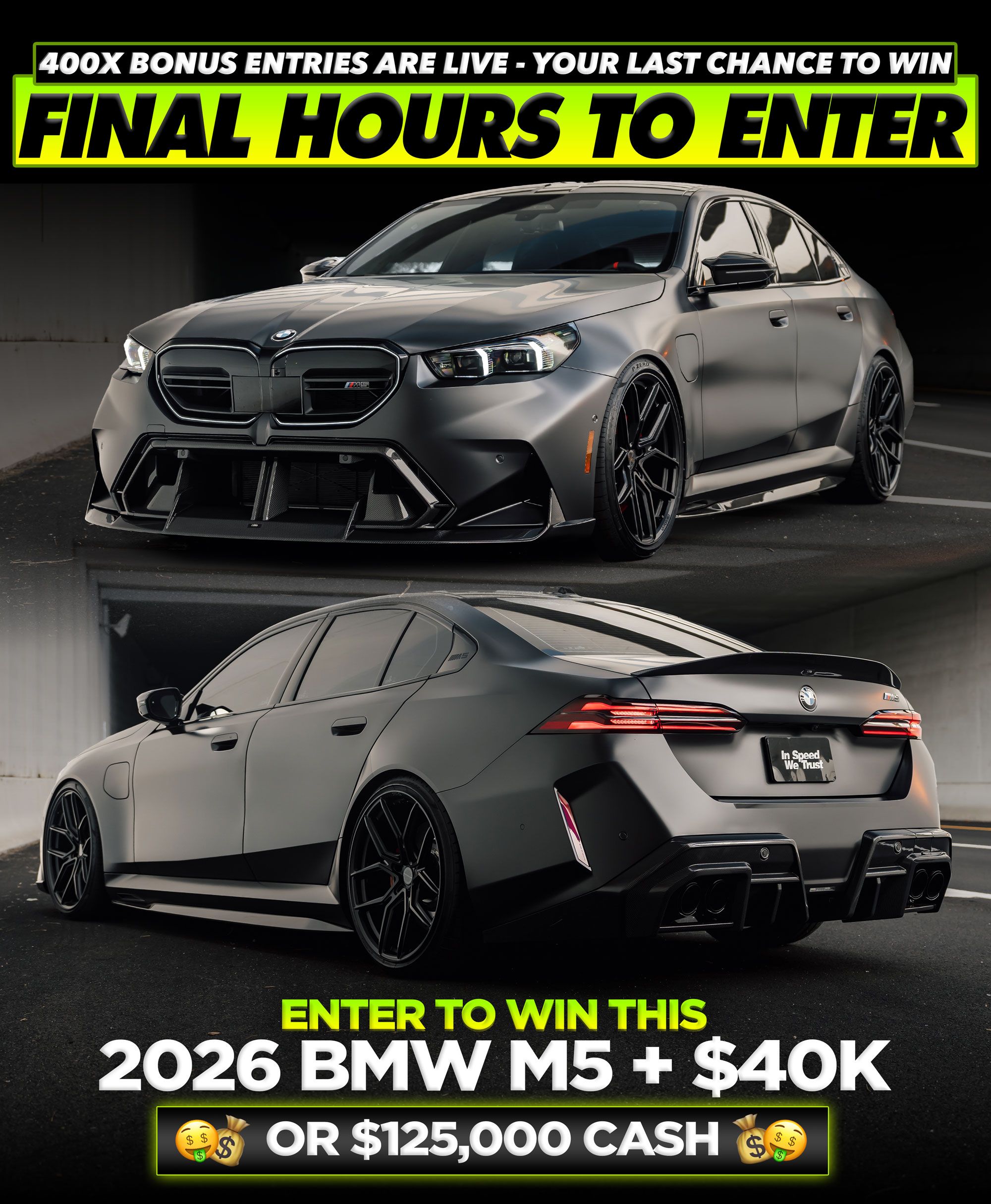 Tuner Cult giveaway promotional slider